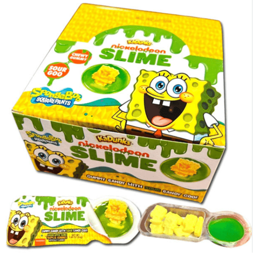 KADUNKS NICKELODEON SLIME SPONGEBOB DIP (FLIX CANDY) x 24 units (2x12 )