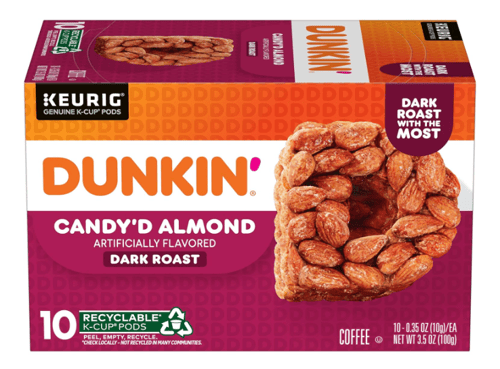 K-Cup - Coffee - Dunkin Candy'd almond x 10 units