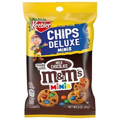 Keebler Chips Deluxe M&M minis 3oz (85g) x 6 Units