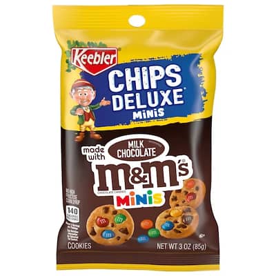 US - Keebler Chips Deluxe M&M minis 3oz (85g) x 6 Units
