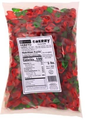 Turkey - Bulk - Kervan Cherry Gummies 5lb (2.27kg) x 1 Bag