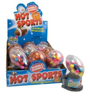 Kidsmania Hot Sports Gumball Dispenser Machine x 12 units