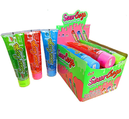 (S1-04) Kidsmania Ooze Tube - Sour Assorted x 12 units