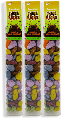 KIMMIE CHOCO ROCKS TUBE - PREMIUM MIX 2.5oz x 12 units