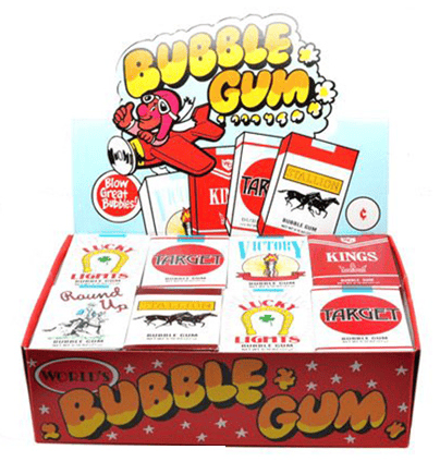 (S1-09) Gum - Candy Sticks - King Size Bubblegum 24 units