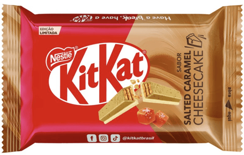 Brazil - Kit Kat - Salted Caramel Cheesecake 41.5g x 24 Units