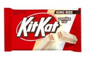 (S2-01) Us - KIT KAT Vanilla Crisp Wafers King Size Bar - 3 oz(85g) x 24 Units