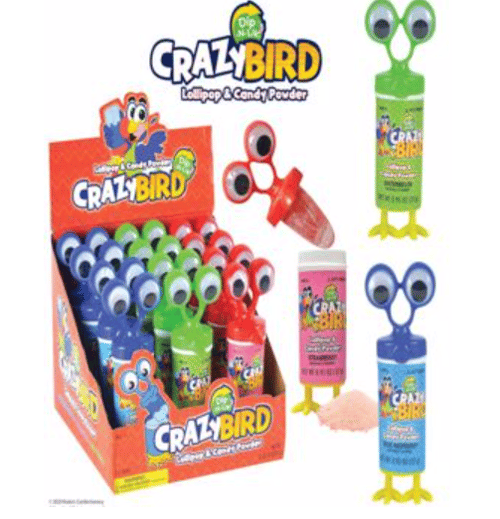 CHINA - Koko Novelty Dip-N-Lik Crazy Bird 27g x 12 units