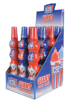 CHINA - KoKo Icee Giant Spray Candy 3.72oz x 12 Units