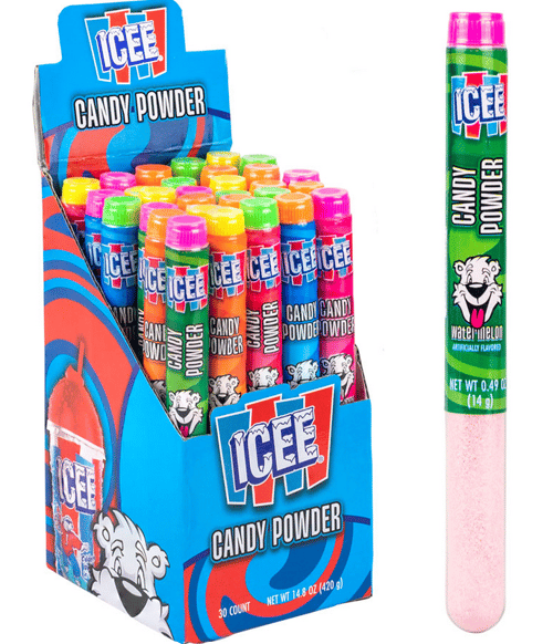 KoKo Icee Sour Candy Powder Tubes 0.49oz x 30 units