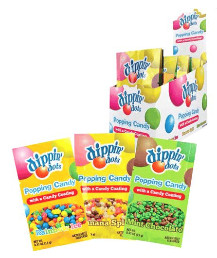 US - KoKo Dippin Dots Coated Popping Candy - 0.53OZ (15G) X 20 UNITS