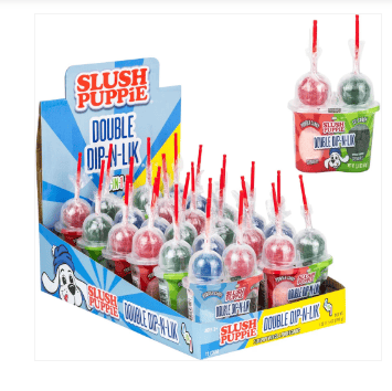 KoKo Slush Puppie DOUBLE Dip-N-Lik  - 2.29oz(65g) x 12 Units