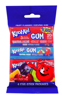 US - Peg Bag - Kool-Aid - Gum 4-PK 1.76oz (50g) x 10 units