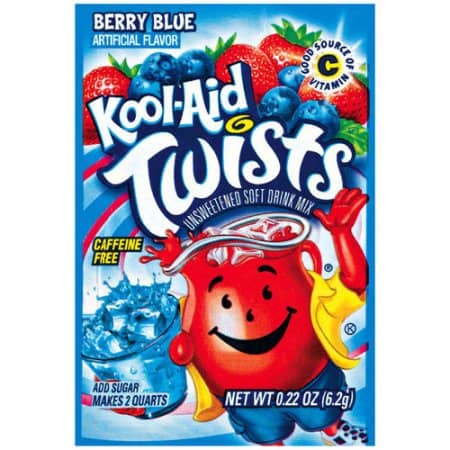 US - Kool-Aid unsweetened 2QT - Berry Blue x 48 units (Mixed Berry)
