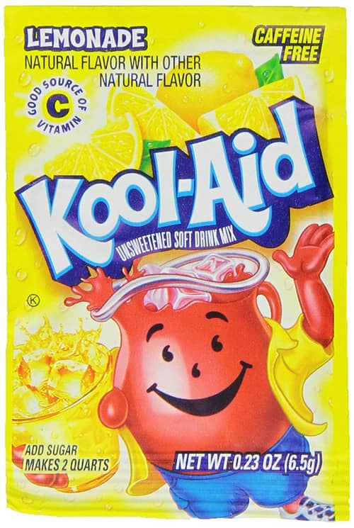 Kool-Aid unsweetened 2QT - Lemonade x 48 units