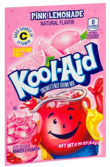 US - Kool-Aid unsweetened 2QT - Pink Lemonade x 48 units