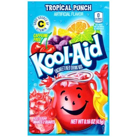 US - Kool-Aid unsweetened 2QT - Tropical Punch x 48 units