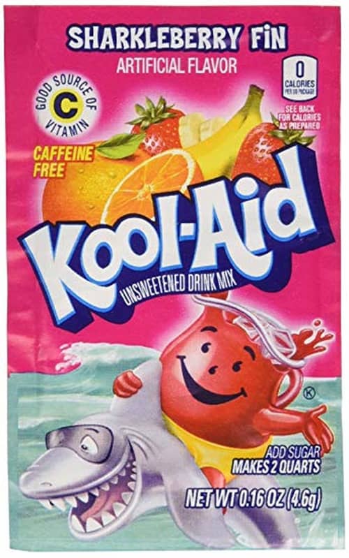 Kool-Aid unsweetened 2QT - Sharkleberry Fin x 48 units