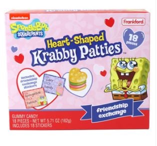 Valentine - Krabby Patties Friendship 18PK - 5.17oz X 1 Unit