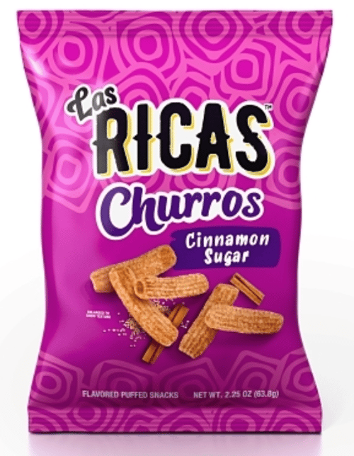 US - Las Ricas - Churros - Cinnamon Sugar 2.25oz (63.8g) x 6 Units