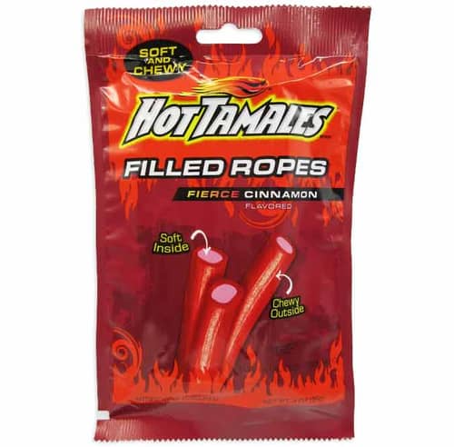 MEXICO - HOT TAMALE Licorice ROPES  Pouch - 3oz X 12 UNITS
