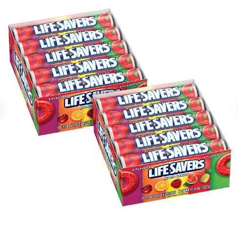 Lifesavers Hard Roll 5 Flavor 1.1 oz 20 units