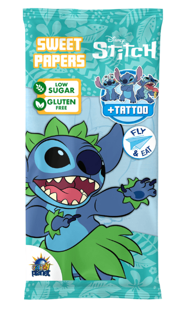 Lilo & Stitch Edible Sweet Papers and Tattoo Pack 8g x 25 Units