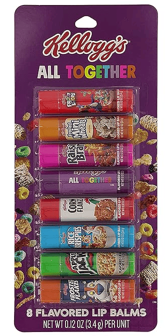 US - Lip Smacker - Kelloggs - Breakfast Lip Balms 8 pack x 1 Blister