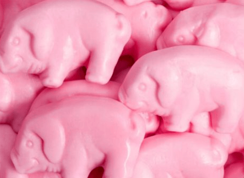 UK - GUSTAF GUMMI - PINK PIGS 2.2LB (1KG) X 1 BAG