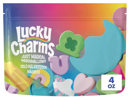 CASE - Lucky Charms Just Magical Cereal Marshmallows - Limited Edition 4 OZ (113g) x 16 units (Best Before January 23, 2025)