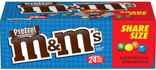 US - M&M - Milk Chocolate Pretzel 2.83oz (80.2g) x 24 Units