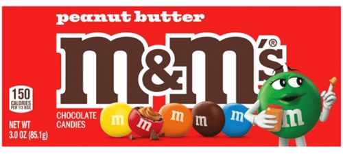 US - M&M -  Peanut Butter Box - 3oz (85.1g) x 12 Units