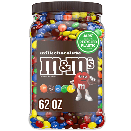TUB - M&M - Milk Chocolate Candy 62oz (1757.7g) x 1 Unit