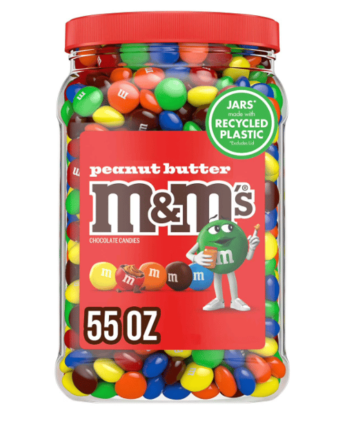 TUB - M&M - Peanut Butter 55oz (1559.3g) x 1 Unit