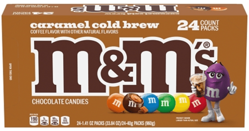 US - M&M's Caramel Cold Brew 1.41oz (40g) x 24 Units