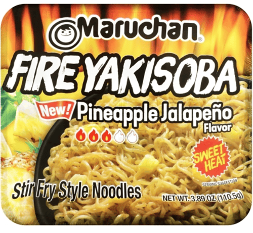 Us - Noodles - Maruchan - Yakisoba - Pineapple Jalapeno 3.89oz (110.5g) x 8 Units