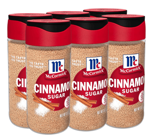 CASE - McCormick CINNAMON SUGAR 3.62oz x 6 unit