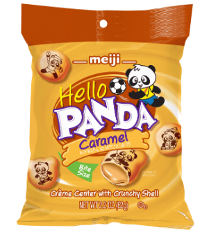 Us- Meiji Hello Panda - Caramel 2.2oz (62g) x 6 units