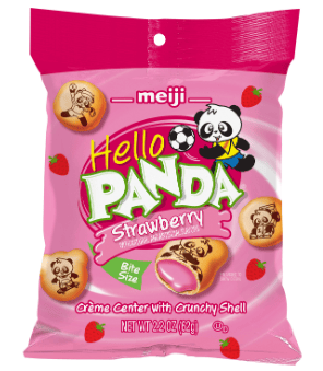 Us - Meiji Hello Panda - Strawberry 2.2oz (62g) x 6 units