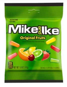 Us - Peg Bag - Mike & Ike Original 5oz(142g) x 12 Units