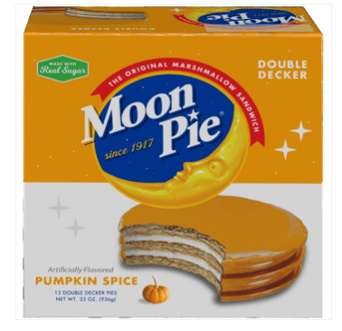 Halloween - Moon Pie Pumpkin Spice  2.75oz (77g) x 12 Units