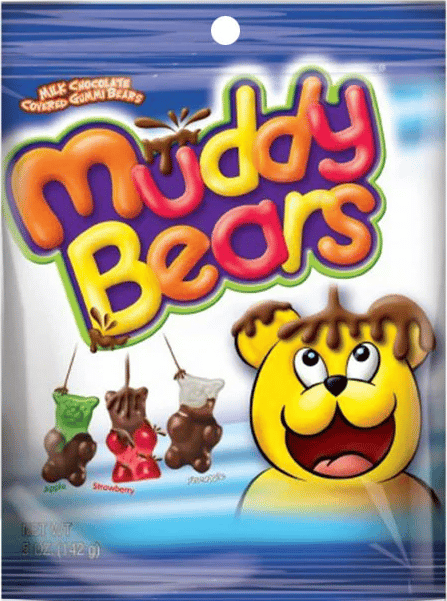 US - Muddy Bears Peg Bag 5oz (142g) x 12 Units