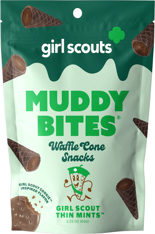 US - Muddy Bites - Girl Scouts Thin Mint 2.33oz (66g) x12 bags