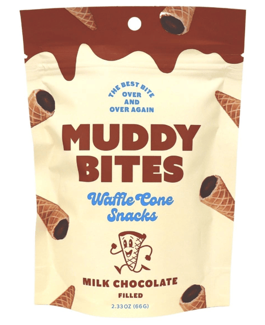 (S7-08) Muddy Bites - Milk Chocolate 2.33oz (66g) x12 bags