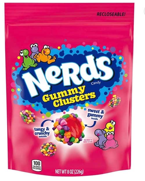 Us - Nerds Gummy Clusters Sub Bag -  Rainbow 8oz (227g) x 6 units