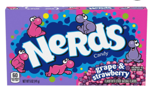 Theater Box WONKA Nerds Grape Strawberry X 12 UNITS