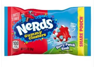 Nerds Gummy Clusters - Berry Punch Rush - Share Pouch 3oz (85g) x 12 Units
