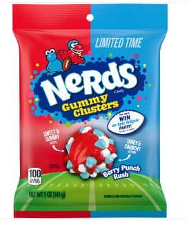 Nerds Gummy Clusters - Berry Punch Rush Peg Bag 5oz (142g) x 12 Units