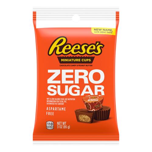 Us - Sugar Free - Reese Peanut Butter Cup Miniatures Peg Bag 3oz x 12 units