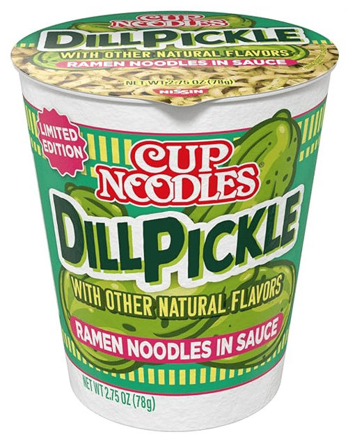 US - Nissin Cup Noodles - Dill Pickle 2.75oz(78g) x 6 Units
